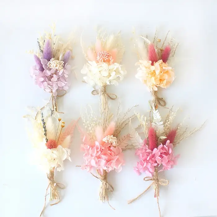Mini Bouquet de fleurs sèches naturelles
