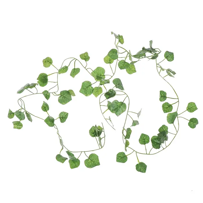 Feuilles de plantes vertes de vigne artificielles de 2.0m