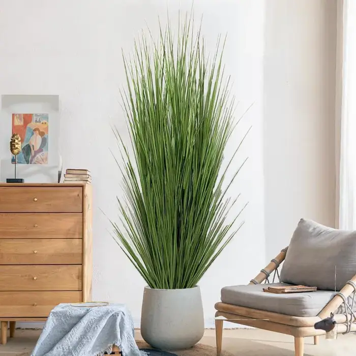 Grandes plantes artificielles pour la décoration de jardin de mariage