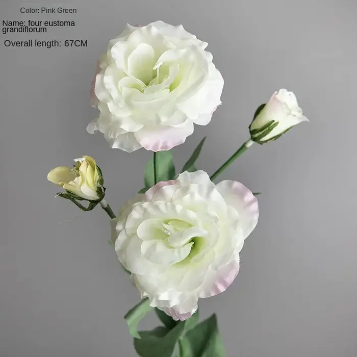Bouquet de fleurs artificielles Eustoma