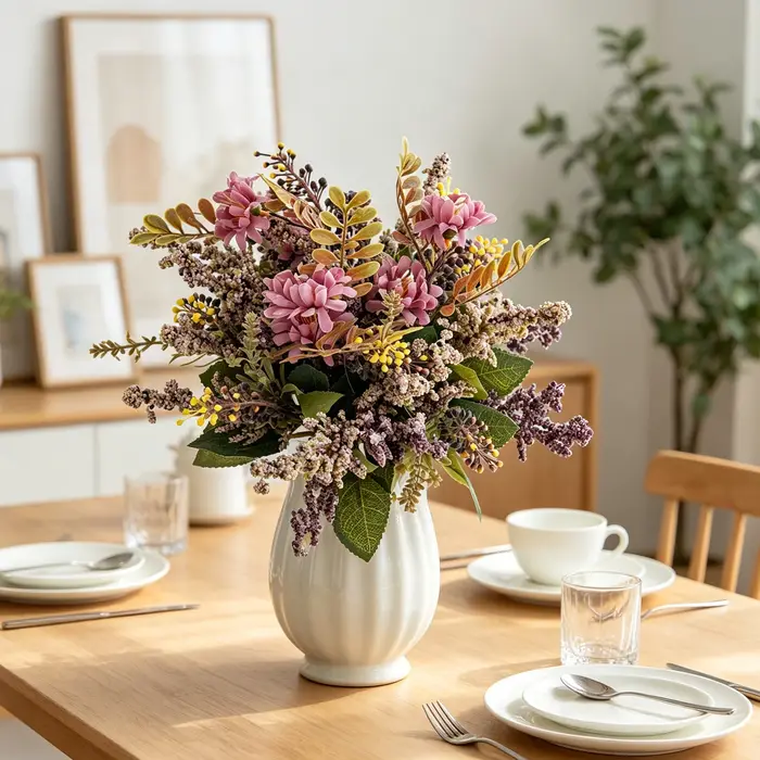 Fleur artificielle en soie