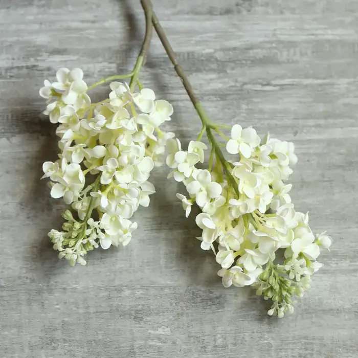 Hortensia Artificiel en Latex CAN ac, Faux 2 Fourcommuniste, Décoration de Mariage, Toucher Réel, ix