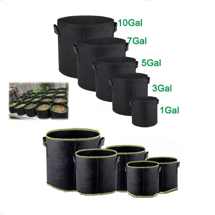Pots de fleurs en tissu pour plantes