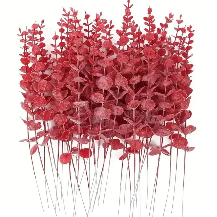 Plantes artificielles, feuilles d'eucalyptus