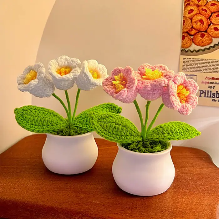 Jolies fleurs au crochet faites à la main
