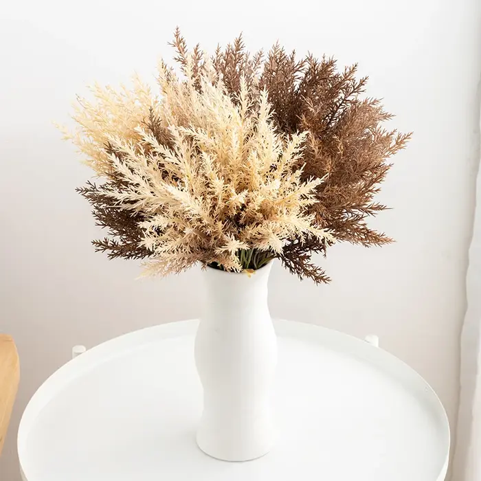 Bouquet de fleurs artificielles d'herbe de blé Beige sable