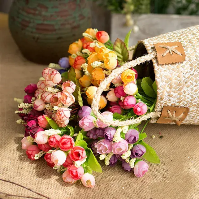 Petit Bouquet de Roses Artificielles