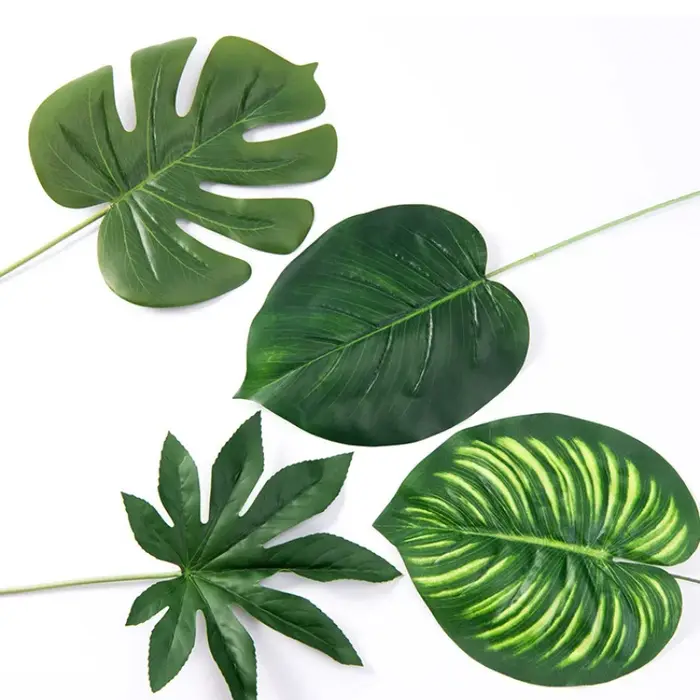Feuilles artificielles en plastique