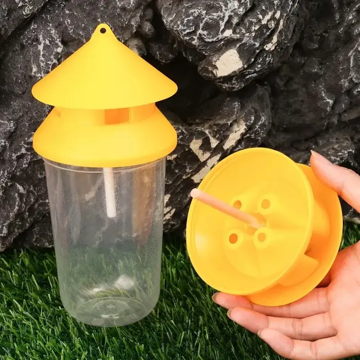 Pièges à mouches à fruits en bouteille avec attractifs liquides – Efficaces contre