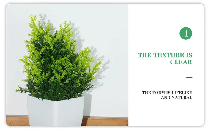 Bonsaï vert Él, fausse plante d'eucalyptus