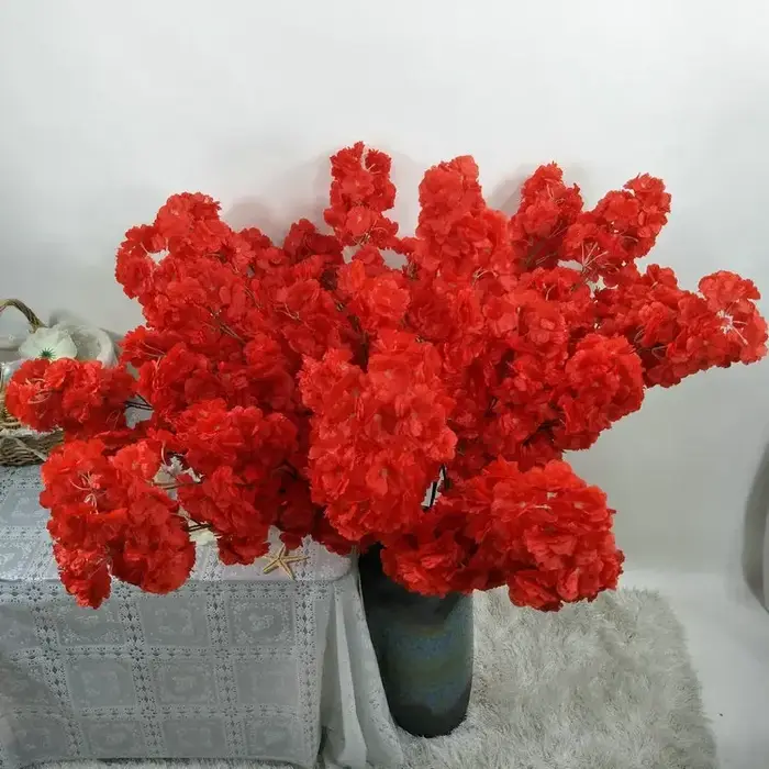 Branches de fleurs artificielles, 110cm, décoration pour la maison, mariage