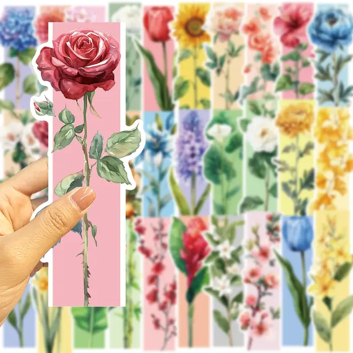 Marque-pages de fleurs