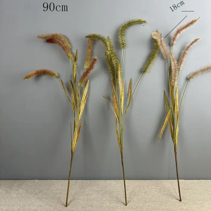 Lot de 4 plantes artificielles en plastique