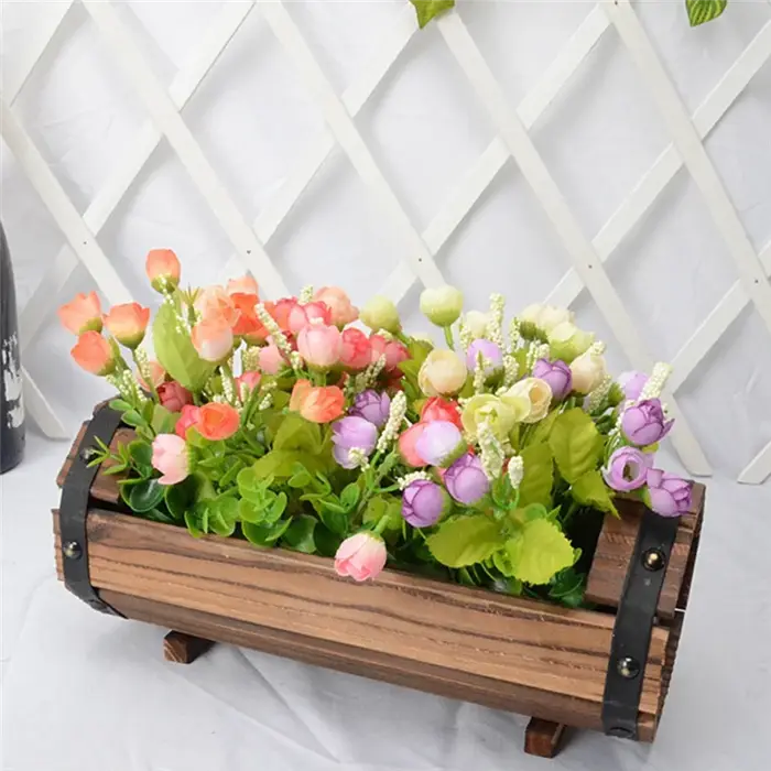 Y51A-Pots de fleurs en bois