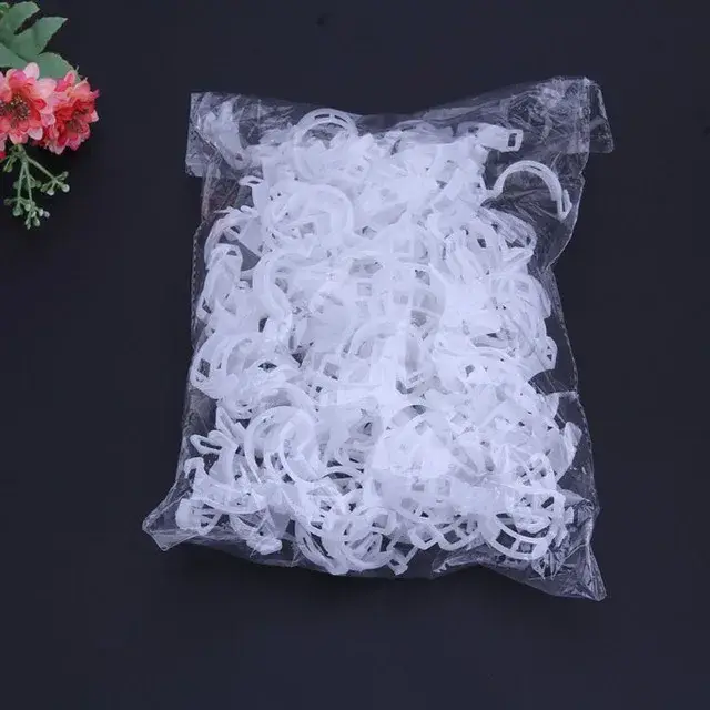 Clips de Support de plante en plastique réutilisables, 50/100 pièces, outils de jardin pour Patch vé