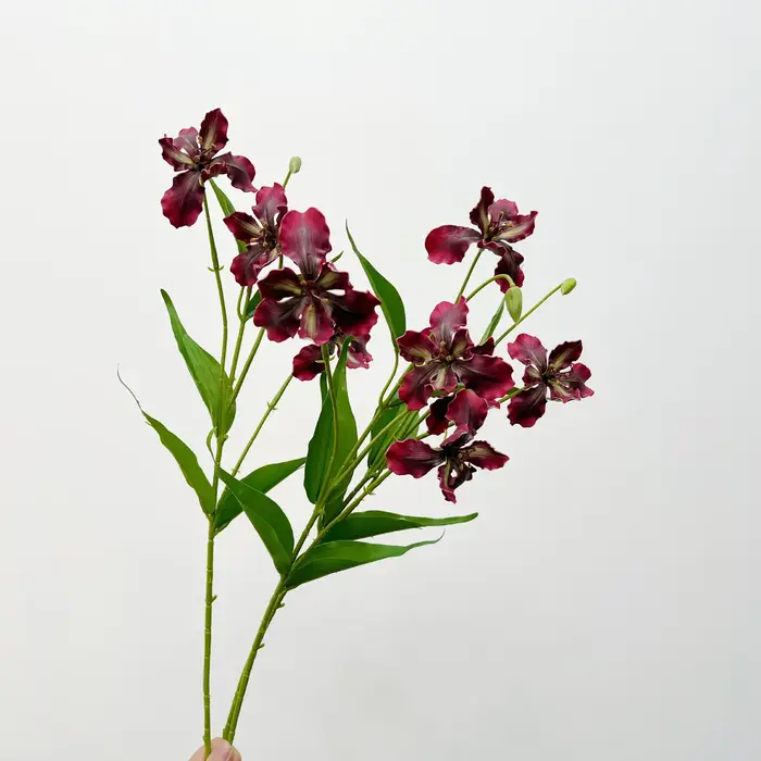Fleurs artificielles d'iris 30 pouces