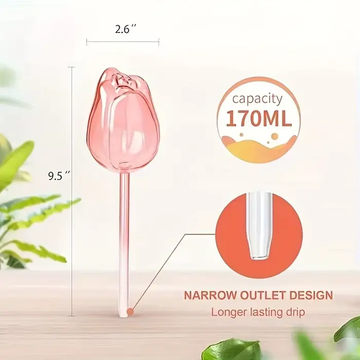 Boules d'arrosage pour plantes tulipes roses de jardin
