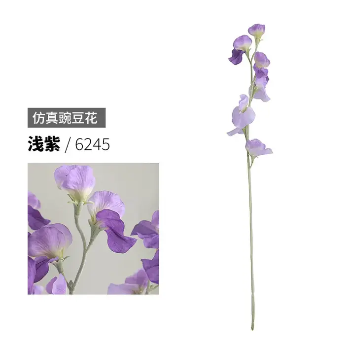 Fleur artificielle de pois doux japonais