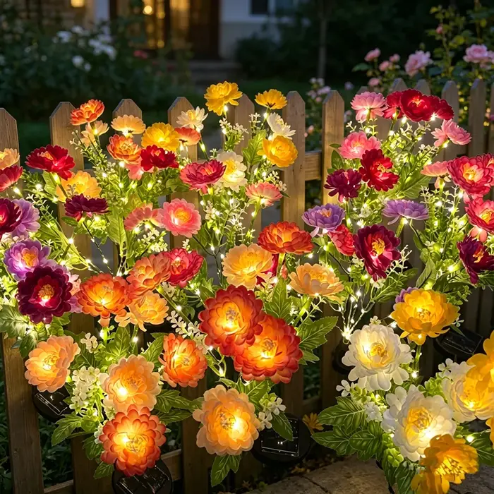 Lampes solaires LED d'extérieur pour jardin