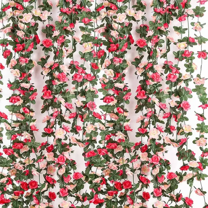 Fleurs artificielles de roses de 240 cm pour la décoration de mariage