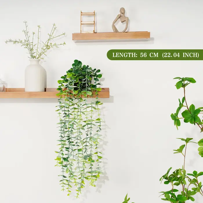 Guirxiété murale de feuilles vertes pour la décoration intérieure