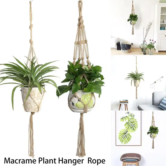 Porte-plante Sonramé fait à la main, cintre pour pot de fleur, décoration murale, cour et jardin