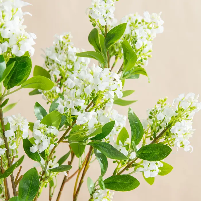 Fleur artificielle soie lilas