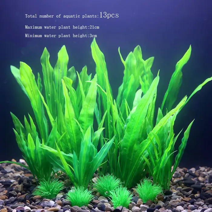 Plantes d'aquarium artificielles sous-marines multiples