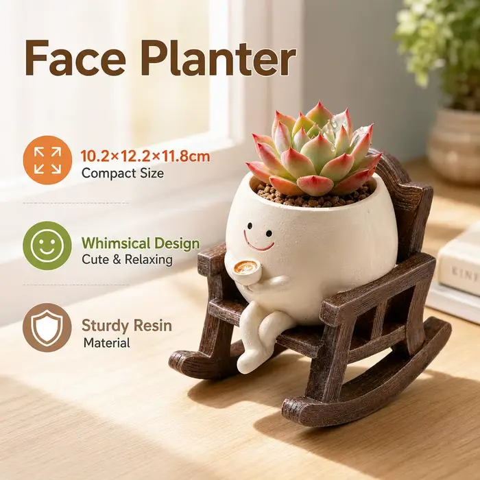 Pot de fleurs Smily Face
