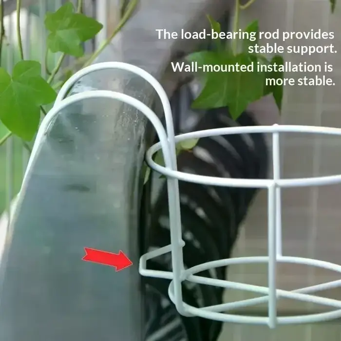 Supports en fer pour plantes suspendues