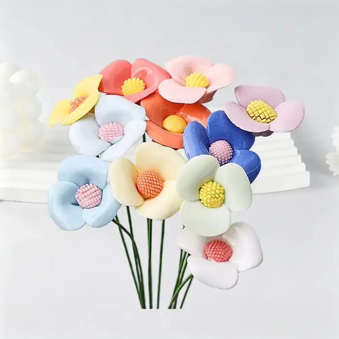 Petite fleur en céramique de Jingdezhen