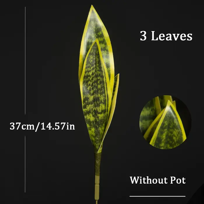 32/37cm plantes succulentes artificielles fausse Sansevieria intérieur fourrure de tigre tropicale