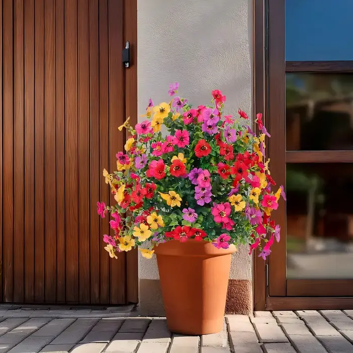 Fleurs artificielles d'extérieur résistantes aux UV