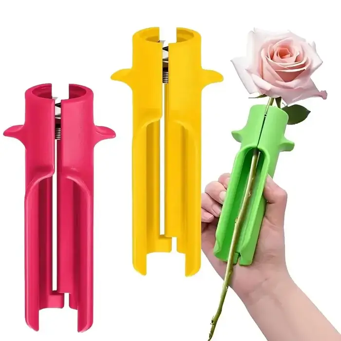 1 pièce Outil à éliminer les épines de rose, Dispositif de déépinoisage de roses, Convient aux fleuristes et à un usage domestique