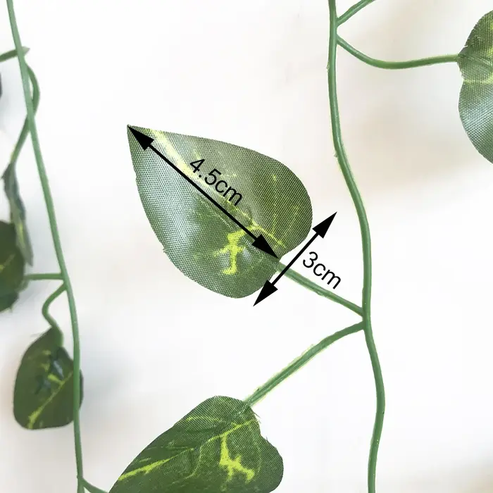 Plantes vertes artificielles suspendues 210cm