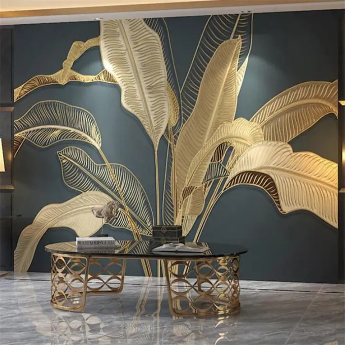 Papier peint Photo avec plantes tropicales