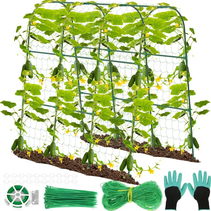 Treillis de concombre en forme de U pour jardin
