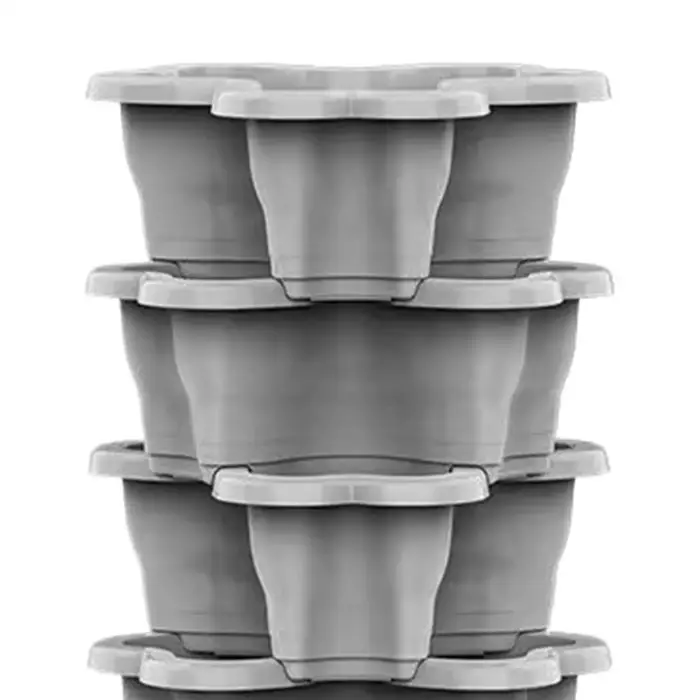 Jardinière verticale à 6 niveaux avec roulettes