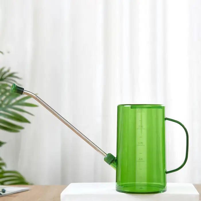 Arrosoir 2L avec longue bouche, outil de jardinage de fleurs portable pour intérieur et extérieur, bureau, bonsaï de fleurs, plantes de maison, Pot d'arrosage