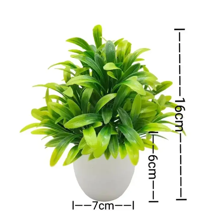 Plante artificielle avec Pot en plastique