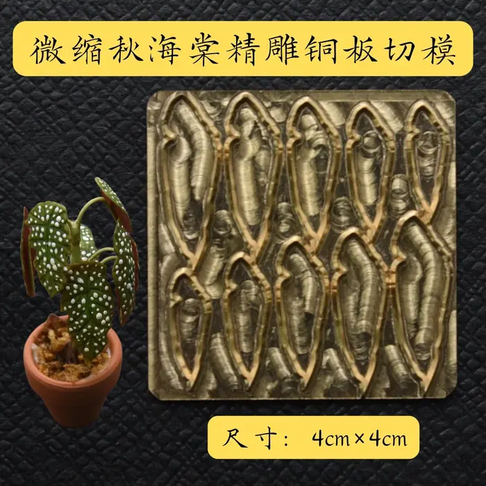 Moule de découpe à pression en argile ultra-légère miniature pour fleurs