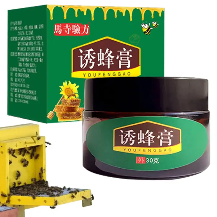 Baume attractif pour abeilles 30g, entièrement naturel, facile à utiliser, appât pour abeilles, équi
