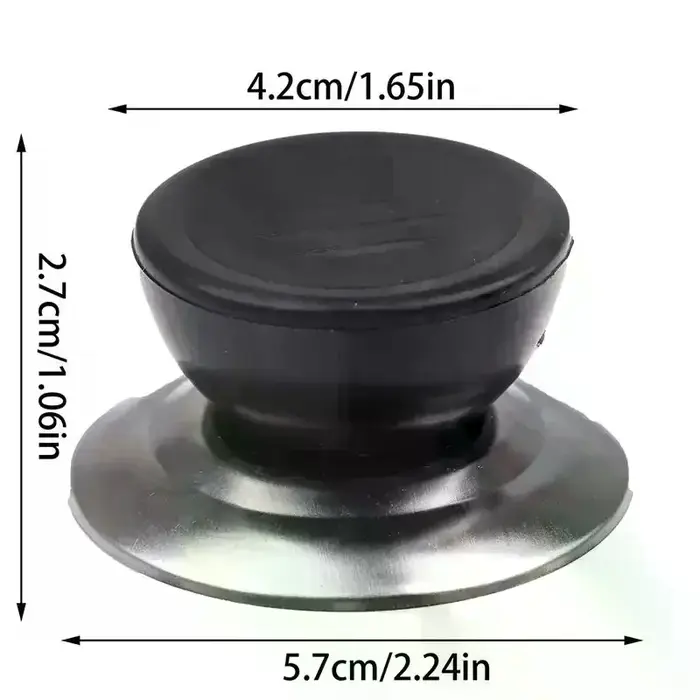 Bouton de Pot en verre et plastique universel