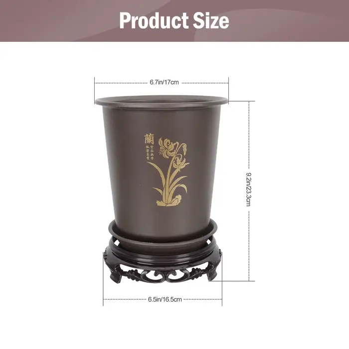 1 ensemble de pots spéciaux pour orchidées