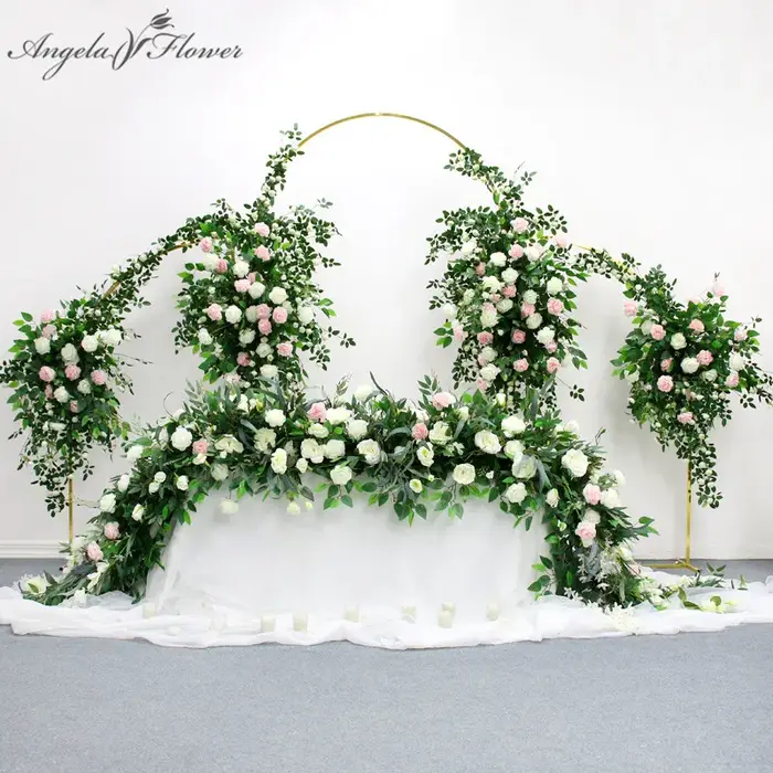 Fleur rangée feuille de saule