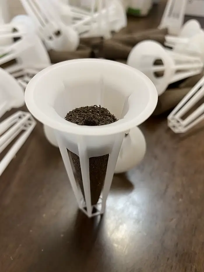 Accessoires hydroponiques, paniers de culture, éponges de forme ronde pour Machine de plantation gén