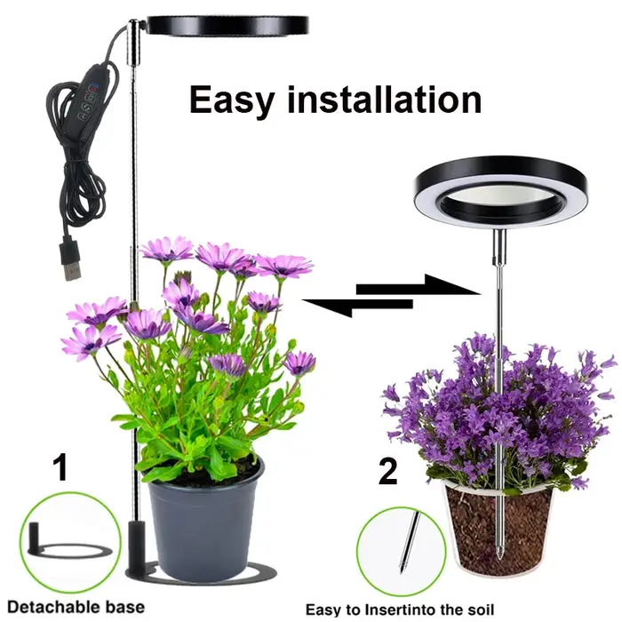Lampe de croissance LED pour plantes d'intérieur