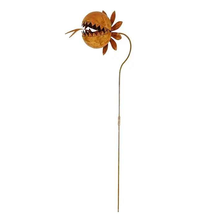 Piquets de jardin en forme de plantes carnivores
