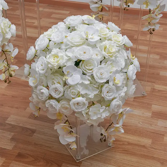 Balles de fleurs de roses d'hortensia Phalaenopsis 3D