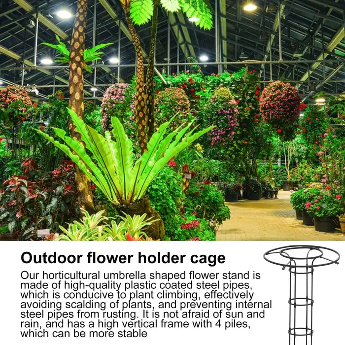 Treillis de jardin en forme de parapluie pour plantes grimpantes
